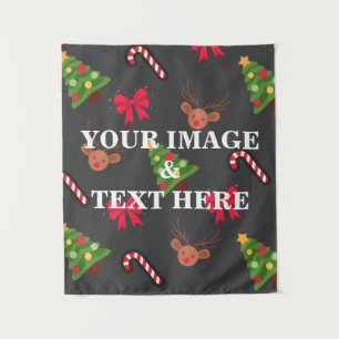 Personalized Custom Your Own Photo & Text Tapestry