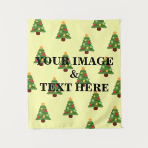 Personalized Custom Your Own Photo & Text Tapestry