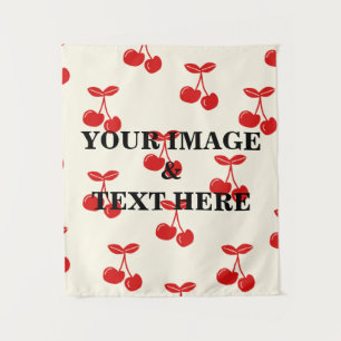 Personalized Custom Your Own Photo & Text Tapestry