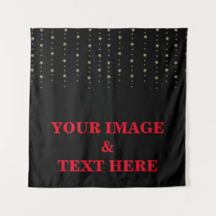 Personalized Custom Your Own Photo & Text Tapestry