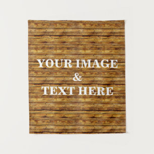 Personalized Custom Your Own Photo & Text Tapestry