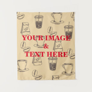 Personalized Custom Your Own Photo & Text Tapestry