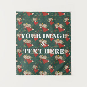 Personalized Custom Your Own Photo & Text Tapestry