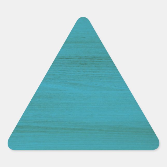 Personalized Custom Your Own Photo & Text Triangle Sticker (Front)