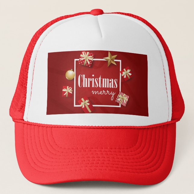 Personalized Custom Your Own Photo & Text Trucker  Hat (Front)