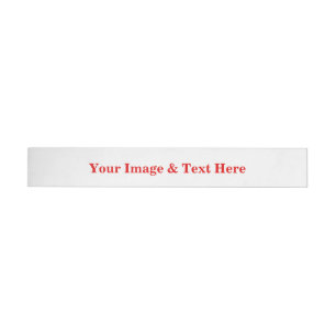 Personalized Custom Your Own Photo & Text Wraparound Address Label