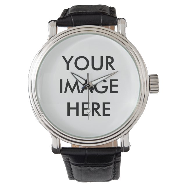 Personalized Custom Your Own Photo Watch (Front)