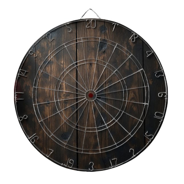 Personalized Custom Your Own Photo Wooden Dartboard (Front)