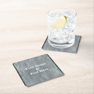Personalized Custom Your Own Photo Wooden Square Paper Coaster