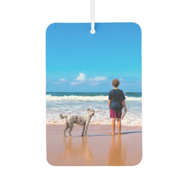 Personalized Custom Your Pet Photo Air Freshener (Front)