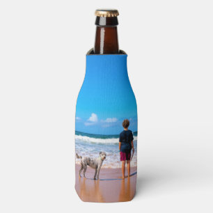 Personalized Custom Your Pet Photo Bottle Cooler