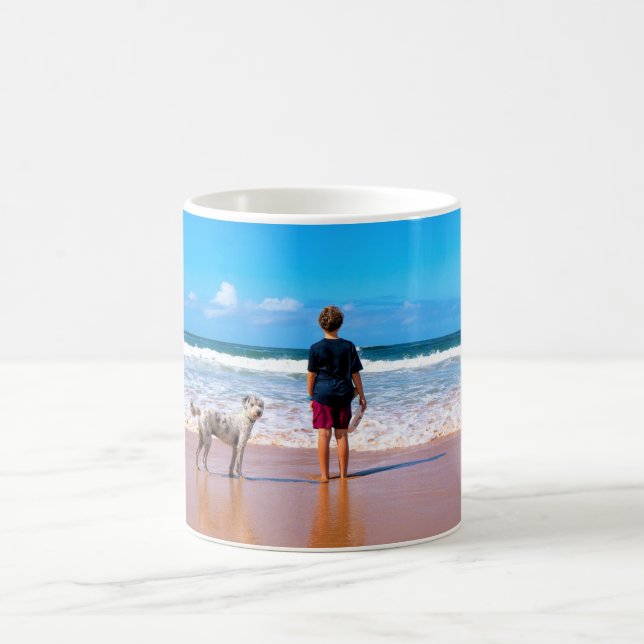 Personalized Custom Your Pet Photo Coffee Mug (Center)