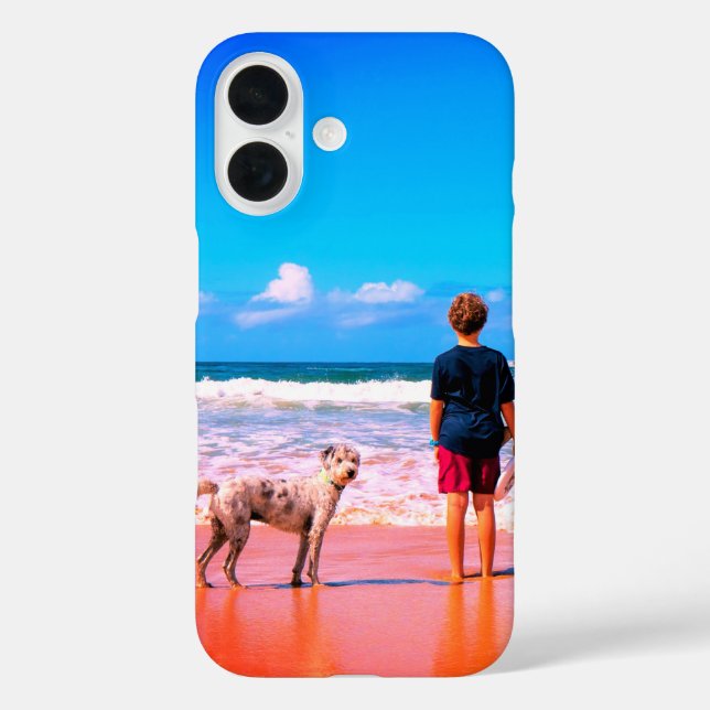 Personalized Custom Your Pet Photo iPhone Case (Back)