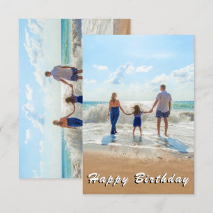 Personalized Custom Your Photo Birthday Card