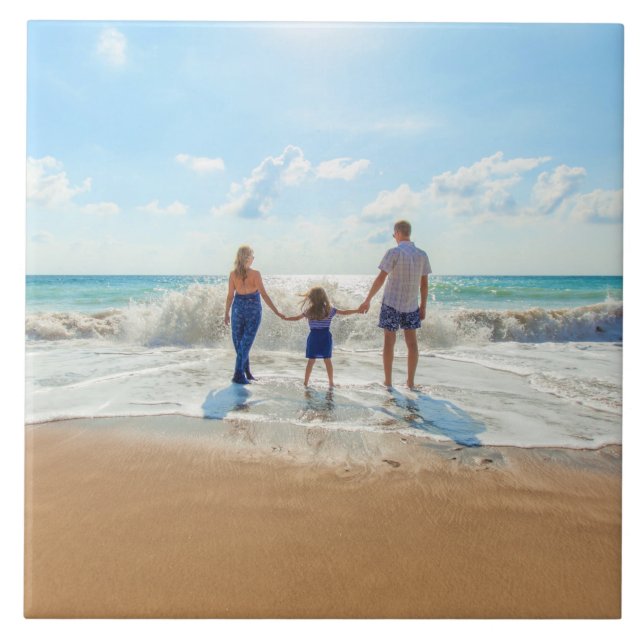 Personalized Custom Your Photo Ceramic Tile (Front)