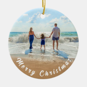 Personalized Custom Your Photo Christmas Ornament