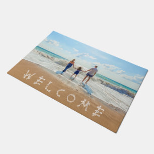 Personalized Custom Your Photo Doormat with Text