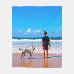 Personalized Custom Your Photo Fleece Blanket