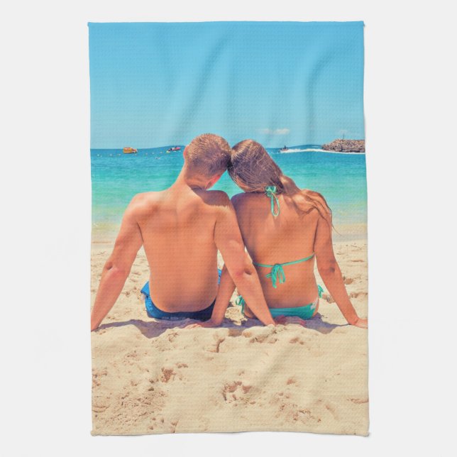 Personalized Custom Your Photo Kitchen Towel (Vertical)