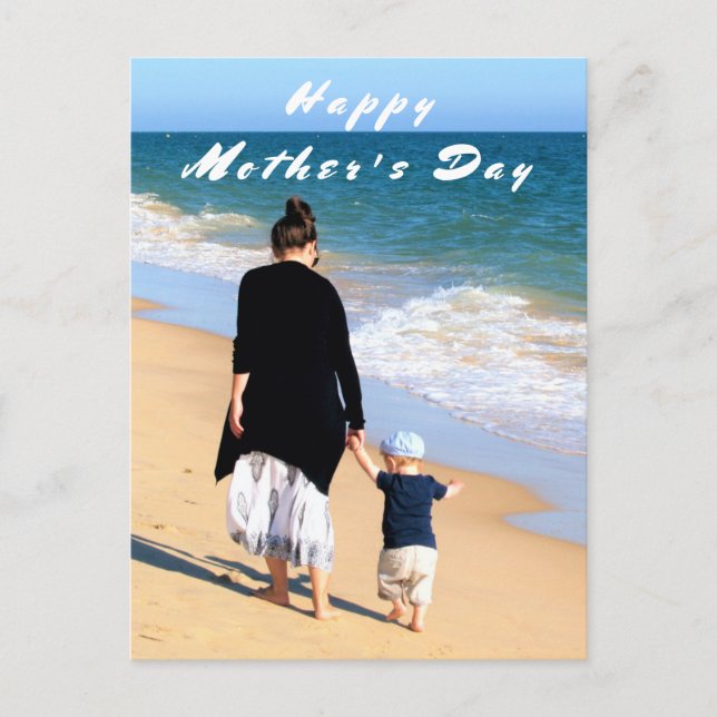 Personalized Custom Your Photo Mother's Day Card (Front)