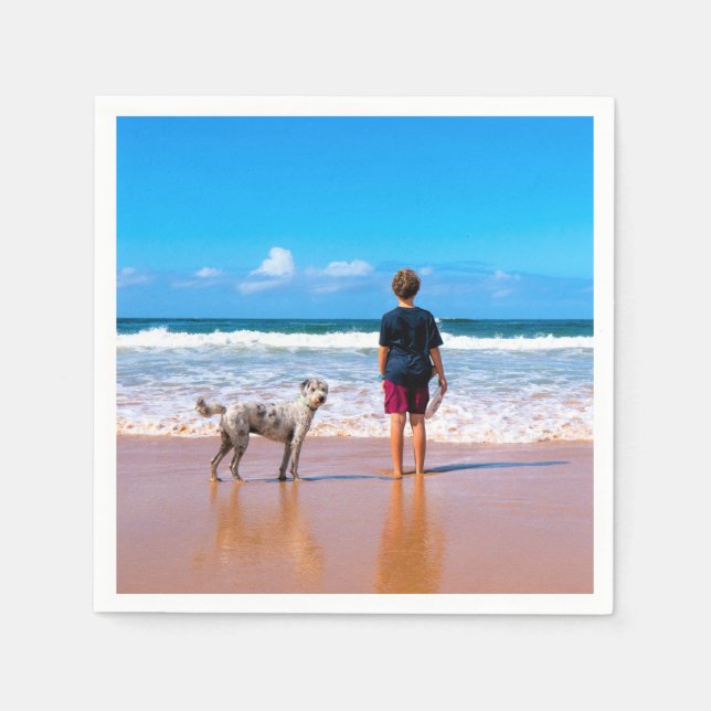 Personalized Custom Your Photo Napkins (Front)