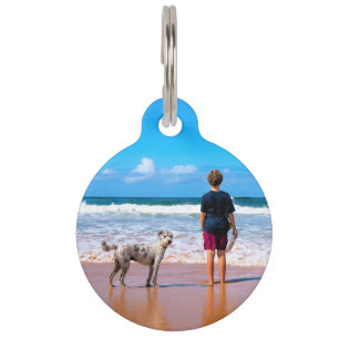 personalized Custom Your Photo Pet ID Tag