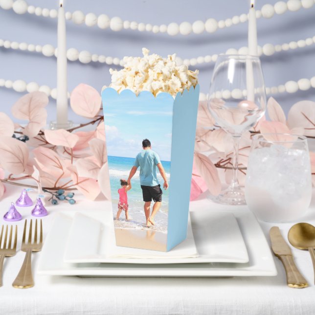 Personalized Custom Your Photo Popcorn Boxes (Wedding)