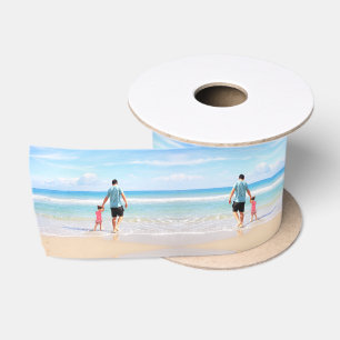 Personalized Custom Your Photo Ribbon Gift Satin Ribbon
