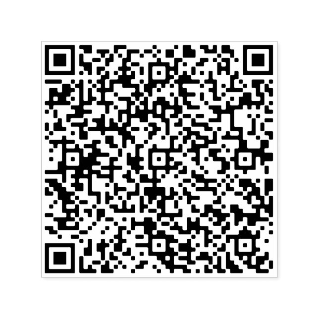 Personalized Custom Your QR Code Sels-Inking Stamp (Design)