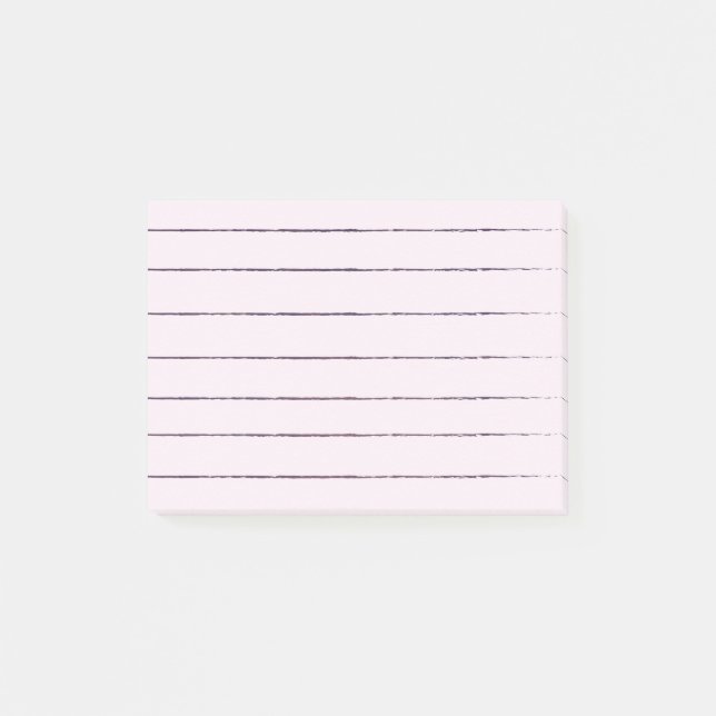 Personalized Customizable Lined Notebook Paper Post-it Notes (Front)