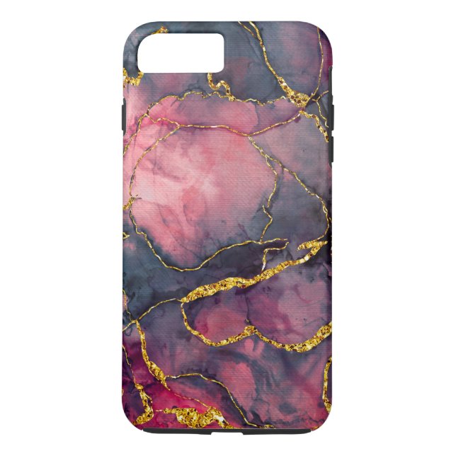 Personalized Customize Marble Case-Mate iPhone Case (Back)