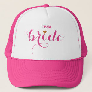Personalized Customize Team Bride Trucker Hat