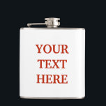 Personalized customized hip flask<br><div class="desc">This is Modern Flask.  This flask feature is a Black Chalkboard background. It is Fully customizable. It is a unique gift that's perfect for weddings,  birthdays,  and special events.</div>