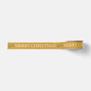 Personalized Customized Merry Christmas Grosgrain Grosgrain Ribbon