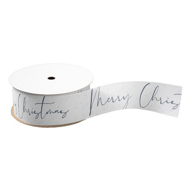 Personalized Customized Merry Christmas Grosgrain  Grosgrain Ribbon (Spool)