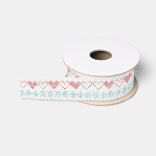 Personalized Customized Merry Christmas Grosgrain Ribbon
