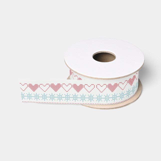 Personalized Customized Merry Christmas Grosgrain Ribbon (Spool)