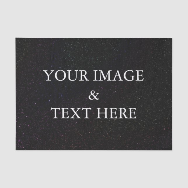 Personalized Customized Your Own Photo Tissue Pape Paper (Front)