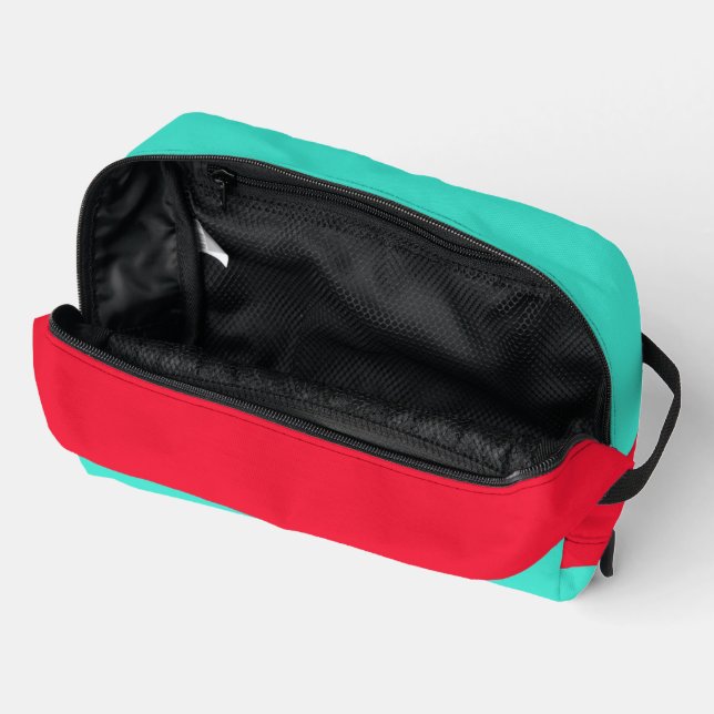 Personalized Cut & Sew Toiletry Travel Bag (Open)