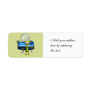 Personalized Cute Alien UFO Space Cartoon