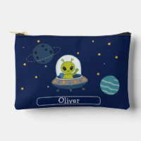Personalized Cute Alien UFO Space Kids
