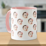 Personalized Cute Baby Face Photo Mug<br><div class="desc">The background needs to be transparent. Make sure the photo is cropped tightly to the object/face. If you have any problem cropping your photo, i can do it for you. Before placing an order, you have to send your photo to my message or email at ayokholid@gmail.com, and i will send...</div>