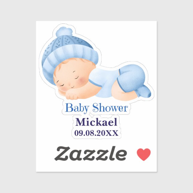 Personalized Cute Baby Shower  (Sheet)
