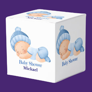 Personalized Cute Baby Shower, Baby Boy, Baby Girl Favor Box