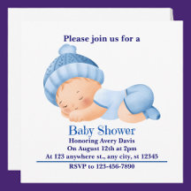 Personalized Cute Baby Shower
