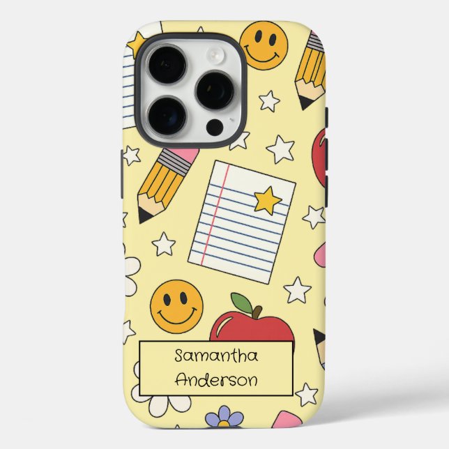 Personalized Cute Back to School | for Kids -  Case-Mate iPhone Case (Back)