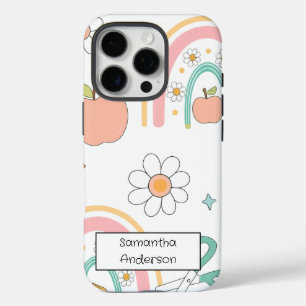 Personalized Cute Back to School for Kids - iPhone 16 Pro Case