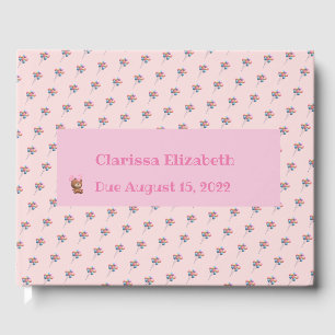 Personalized Cute Bear and Balloons    Guest Book