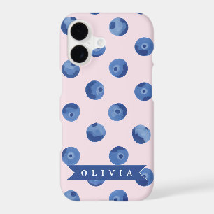 Personalized Cute Blueberry Watercolor Gift Name