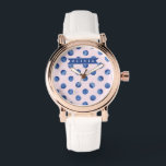 Personalized Cute Blueberry Watercolor Gift Name Watch<br><div class="desc">With our Customized Blueberry Watercolor Collection, you can add a cheerful splash of color and individuality to daily life! These personalized pieces are meant to make anyone smile, whether you're shopping for yourself or looking for that ideal present. Every piece in the collection has a bright, hand-painted blueberry design in...</div>
